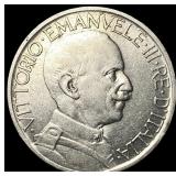 1924R Italy Vittorio Emanuele II Nickel 2 Lire