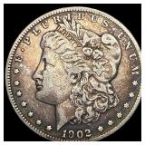 1902-S Silver Morgan Dollar ABOUT UNCIRCULATED