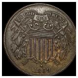 1869 Copper 2 Cents CLOSELY UNCIRCULATED