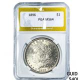 1896 Morgan Silver Dollar PGA MS64