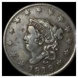 1818 Large Cent NEARLY UNCIRCULATED