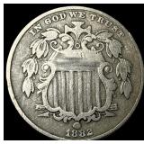 1882 Shield Nickel LIGHTLY CIRCULATED