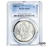 1901-O Morgan Silver Dollar PCGS MS62