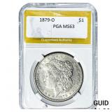 1879-O Morgan Silver Dollar PGA MS63