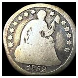 1852-O Silver Seated Liberty Half Dime NICELY  CI