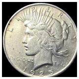 1925 Silver Peace Dollar CHOICE AU