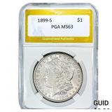 1899-S Morgan Silver Dollar PGA MS63