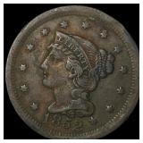 1852 Braided Hair Large Cent NEARLY UNCIRCULATED