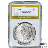 1899 Morgan Silver Dollar PGA MS63