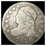 1820 Capped Bust Half Dollar NICELY CIRCULATED