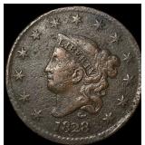 1828 Coronet Head Large Cent LIGHTLY CIRCULATED