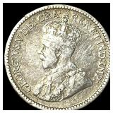 1913 Canada Silver 5 Cents