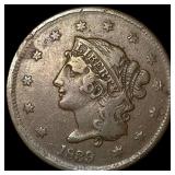 1839 Coronet Head Large Cent LIGHTLY CIRCULATED
