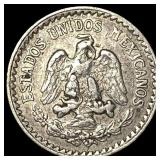 1919 Mexico Silver 10 Centavos