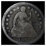 1842-O Silver Half Dime NICELY CIRCULATED