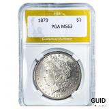 1879 Morgan Silver Dollar PGA MS63