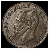 1867M Italy Bronze 1 Centavo
