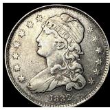 1832 Capped Bust Silver Quarter NEARLY UNCIRCULATE