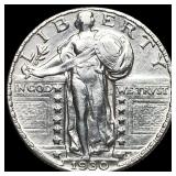 1930 Standing Liberty Silver Quarter CLOSELY UNCIR