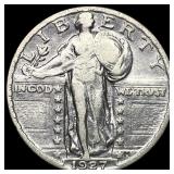 1927-S Silver Standing Liberty Quarter LIGHTLY CIR