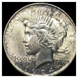 1924 Silver Peace Dollar UNCIRCULATED