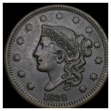 1838 Braided Hair Large Cent NEARLY UNCIRCULATED