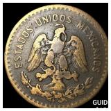 1917 Mexico Bronze 5 Centavos Key Date