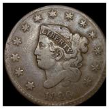 1826 Coronet Head Large Cent LIGHTLY CIRCULATED