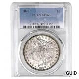 1888 Morgan Silver Dollar PCGS MS63