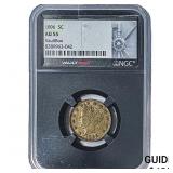 1896 Liberty Victory Nickel NGC AU55 VaultBox