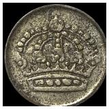 1953 Sweden Silver 10 Ore