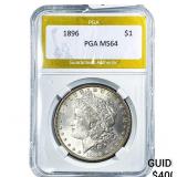1896 Morgan Silver Dollar PGA MS64