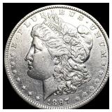 1897 Morgan Silver Dollar CLOSELY UNCIRCULATED