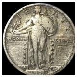 1920-S Silver Standing Liberty Quarter ABOUT UNCIR