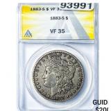 1883-S Morgan Silver Dollar ANACS VF35