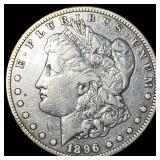 1896-S Silver Morgan Dollar LIGHTLY CIRCULATED