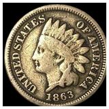 1863 Indian Head Cent NICELY CIRCULATED