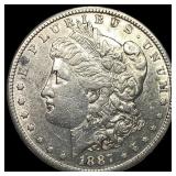 1887-S Silver Morgan Dollar CLOSELY UNCIRCULATED