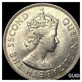 1955 KHN British East Africa Copper Nickel 50 Cent