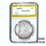 1887/6 Morgan Silver Dollar PGA MS66