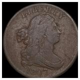 1807 Copper Draped Bust Half Cent LIGHTLY CIRCULAT