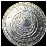 1987 Victoria B.C. City of Gardens Souvenir Token
