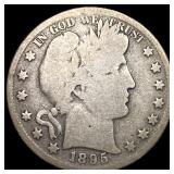 1895 Silver Barber Half Dollar NICELY CIRCULATED