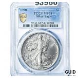 1990 Silver Eagle PCGS MS68