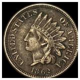 1862 Indian Head Cent NEARLY UNCIRCULATED