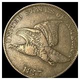 1857 Flying Eagle Cent ABOUT UNCIRCULATED
