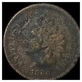 1866 Indian Head Cent NICELY CIRCULATED