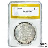1900 Morgan Silver Dollar PGA MS64
