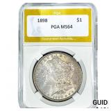 1898 Morgan Silver Dollar PGA MS64