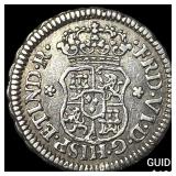 1759M Mexico Ferdinand VI Silver 1/2 Real